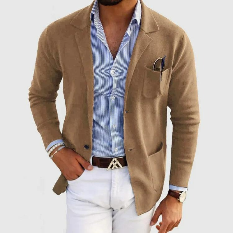 Eleganter Freizeitblazer für Herren in stilvollem Design