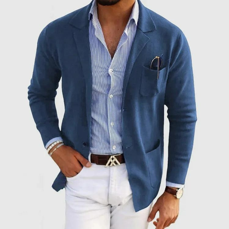Eleganter Freizeitblazer für Herren in stilvollem Design
