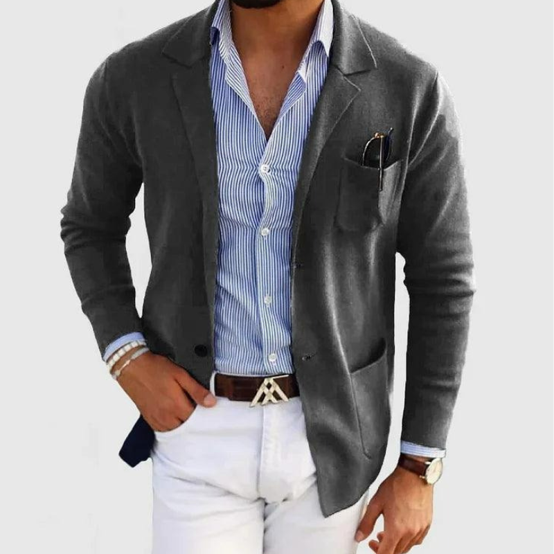Eleganter Freizeitblazer für Herren in stilvollem Design