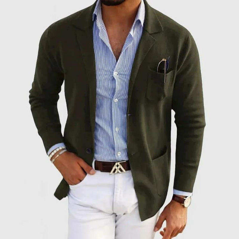 Eleganter Freizeitblazer für Herren in stilvollem Design