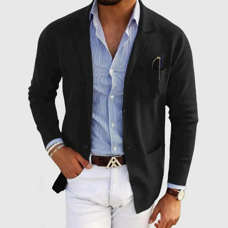 Eleganter Freizeitblazer für Herren in stilvollem Design