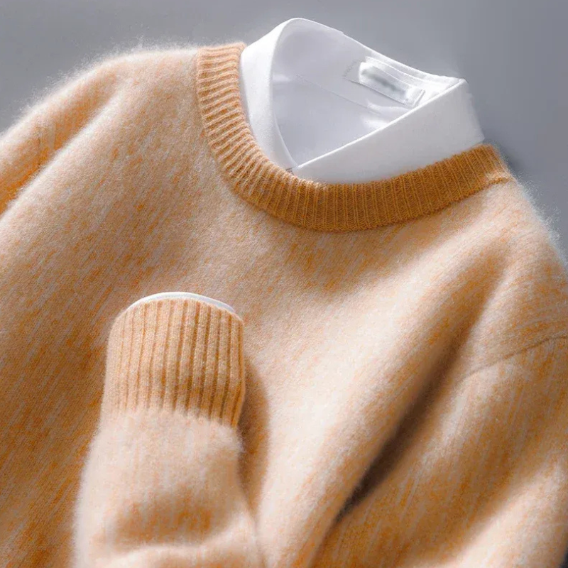 Eleganter Herbstpullover für Herren in stilvollem Design.