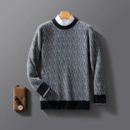 Eleganter Herbstpullover für Herren in stilvollem Design.