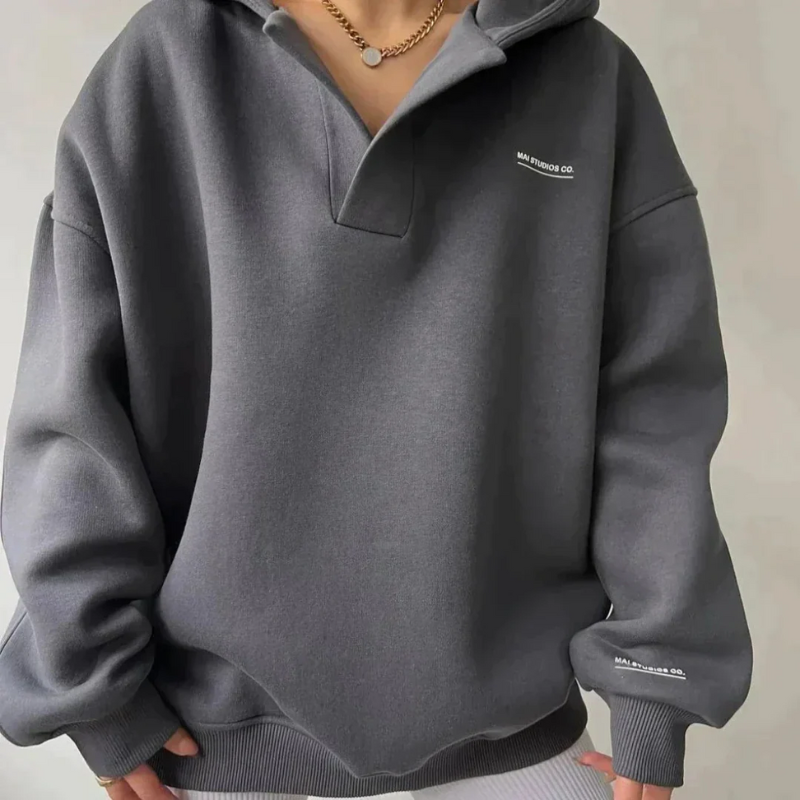 Eleganter Kapuzenpullover für Damen, stilvoll und bequem für Alltag und Freizeit