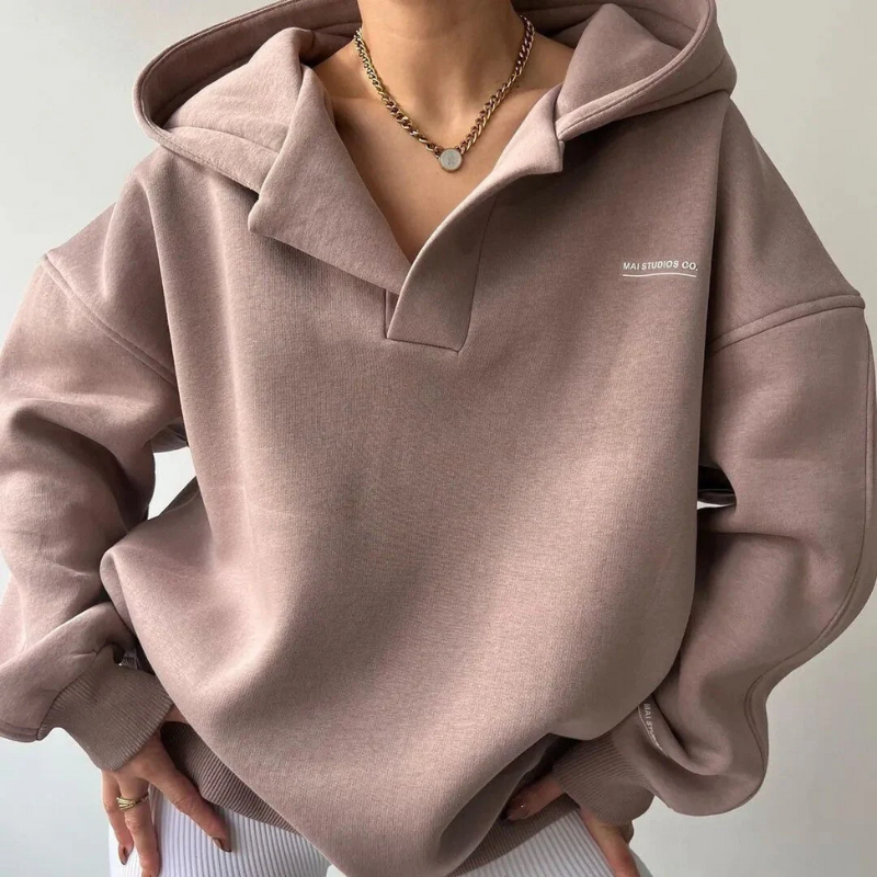 Eleganter Kapuzenpullover für Damen, stilvoll und bequem für Alltag und Freizeit