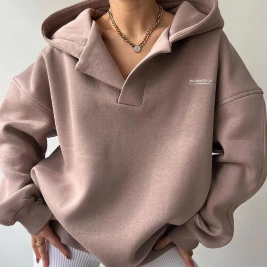 Eleganter Kapuzenpullover für Damen, stilvoll und bequem für Alltag und Freizeit