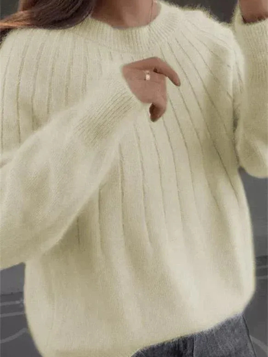 Eleganter weicher Damenpullover in zeitlosem Design