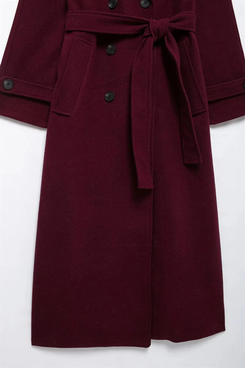 Eleganter Winter-Trenchcoat für Damen in stilvollem Design