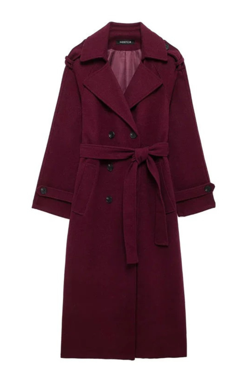 Eleganter Winter-Trenchcoat für Damen in stilvollem Design