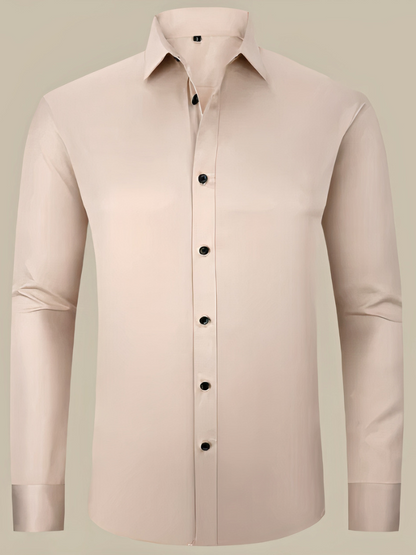 Elegantes Business-Hemd für Herren mit klassischem Kragen und stilvoller Passform für Büro und besondere Anlässe.