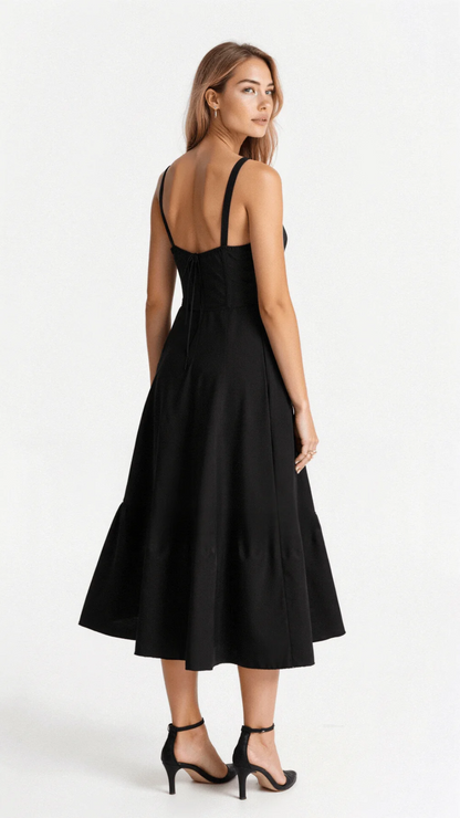 Elegantes Damen Korsett Sommerkleid für feminine und stilvolle Sommerauftritte