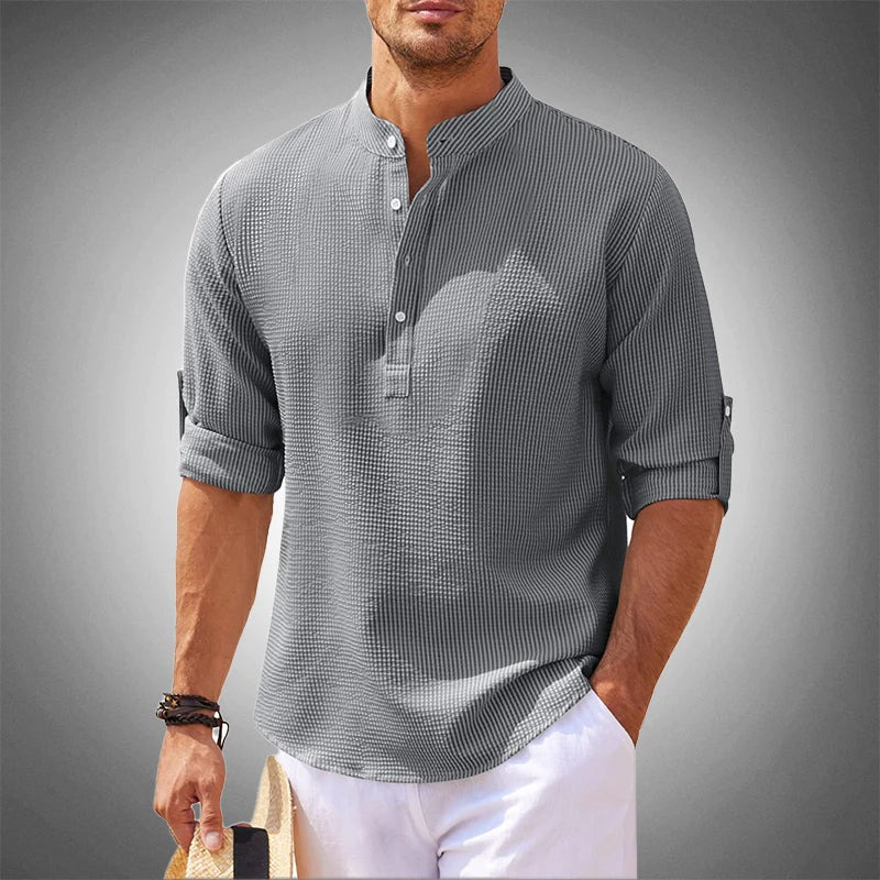 Elegantes Herrenhemd mit modernem Schnitt für stilvolle Alltags- und Business-Looks