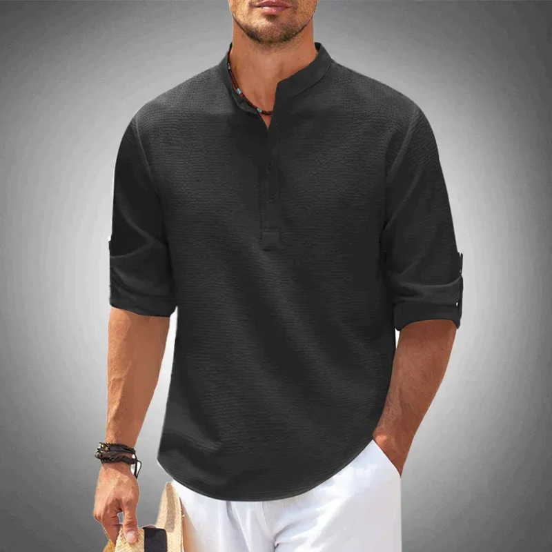 Elegantes Herrenhemd mit modernem Schnitt für stilvolle Alltags- und Business-Looks