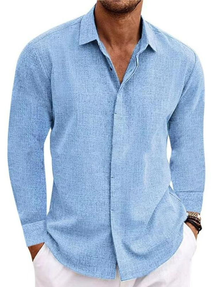 Elegantes Langarmhemd für Herren für stilvolle Outfits zu verschiedenen Anlässen