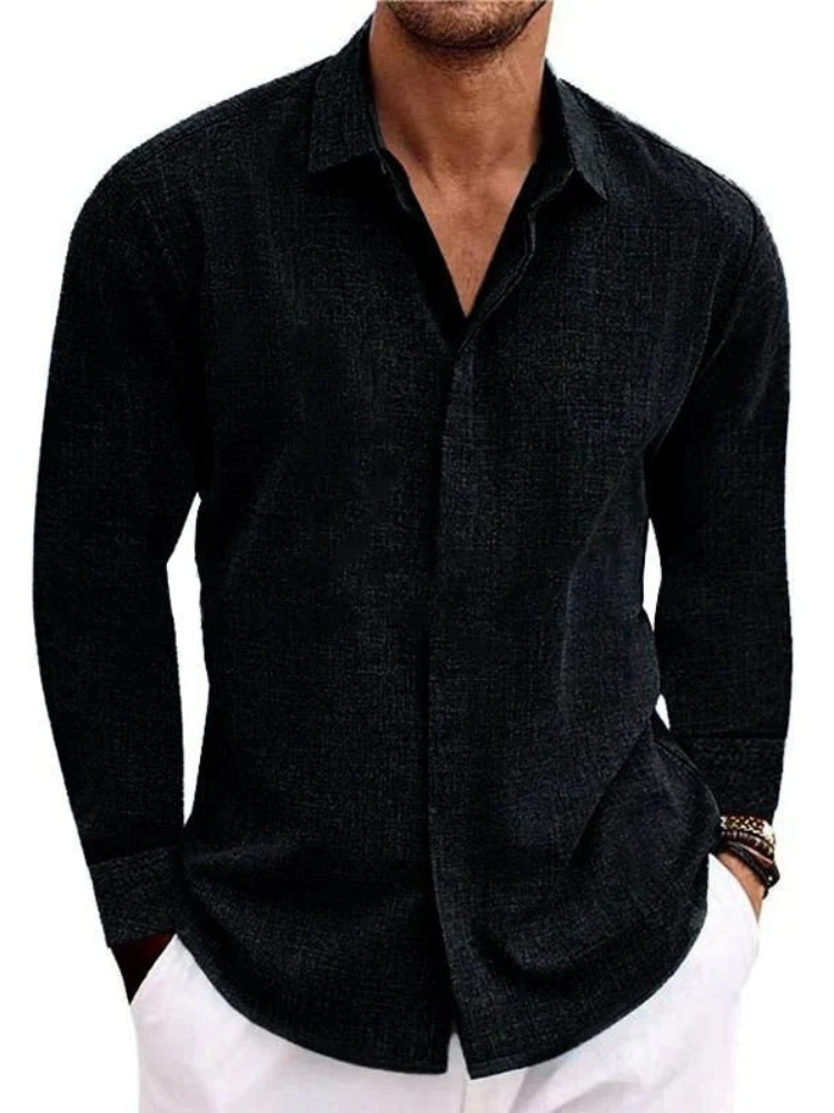 Elegantes Langarmhemd für Herren für stilvolle Outfits zu verschiedenen Anlässen