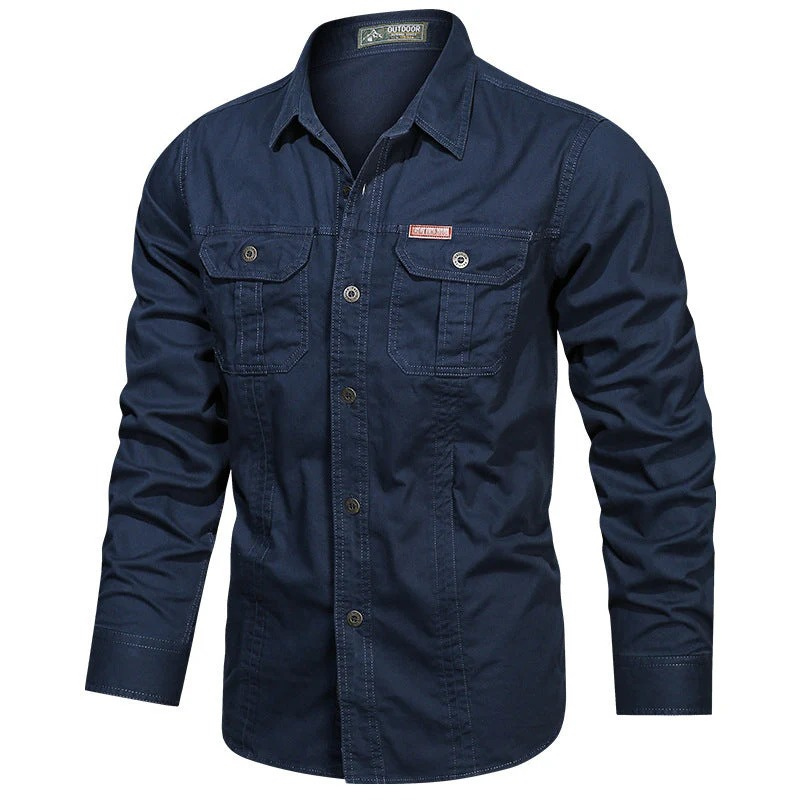 Elegantes Outdoor-Hemd für Herren in klassischem Stil für Freizeit und Aktivitäten im Freien