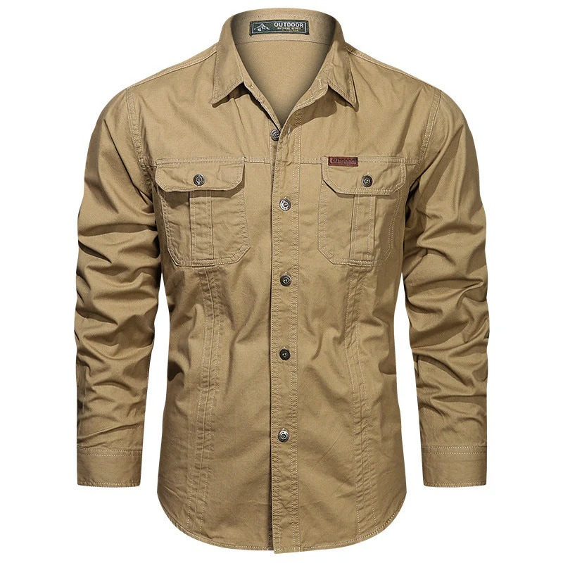 Elegantes Outdoor-Hemd für Herren in klassischem Stil für Freizeit und Aktivitäten im Freien