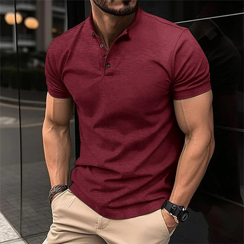 Elegantes Poloshirt für Herren mit klassischem Kragen – stilvoll und alltagstauglich.