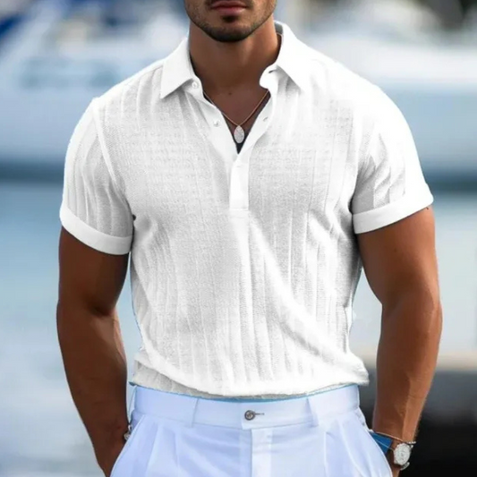 Entspanntes Poloshirt für Herren in klassischem Schnitt und lässigem Design