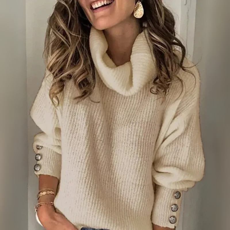 Gemütlicher Damenpullover, komfortabel und warm für Alltag und Freizeit
