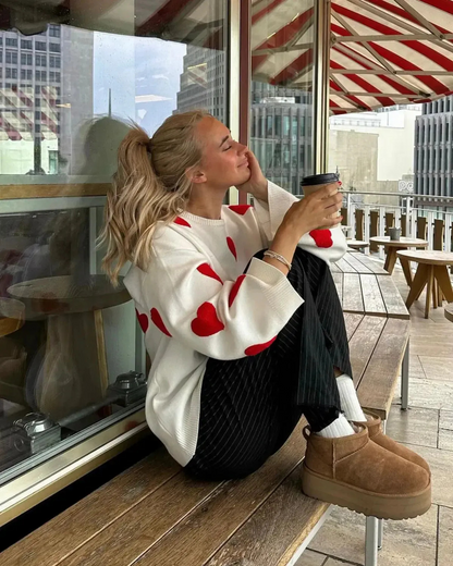 Gemütlicher Oversize-Pullover für Damen in modernem und bequemen Design