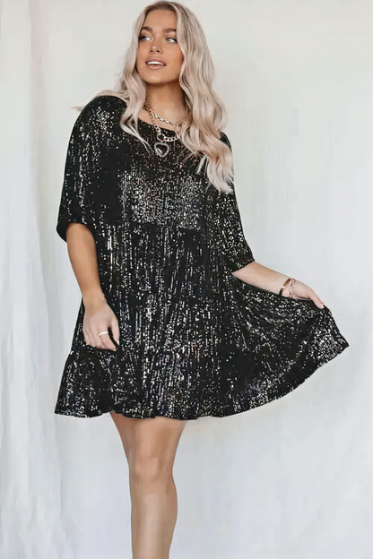 Glamouröses Partykleid für Damen mit funkelnden Pailletten und elegantem Schnitt