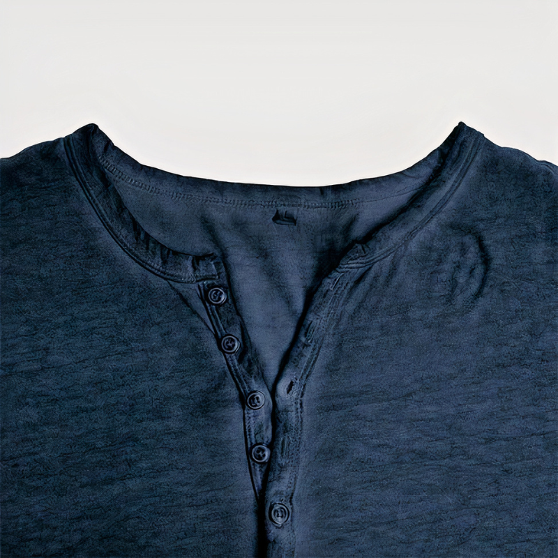 Elegantes Herren Langarmhemd mit atmungsaktivem Design für Alltag und Freizeit