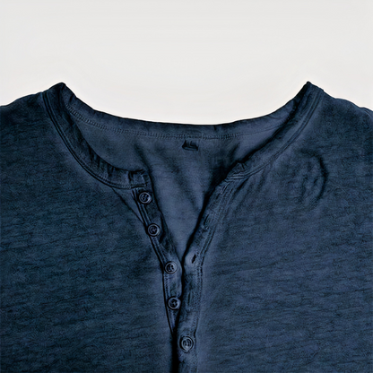 Elegantes Herren Langarmhemd mit atmungsaktivem Design für Alltag und Freizeit