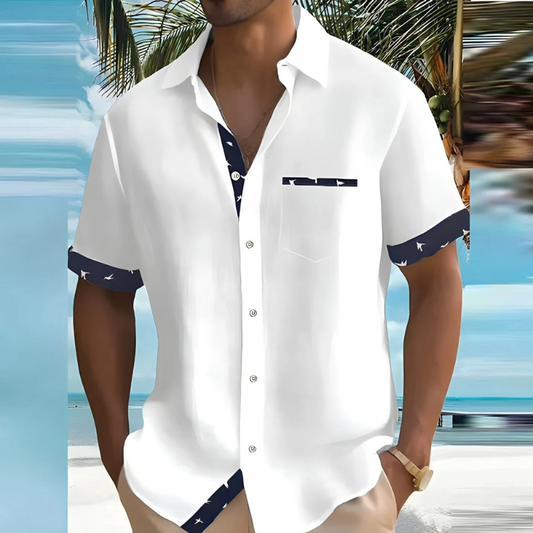 Herren bequemes Urlaubshemd für stilvolle und entspannte Sommer-Looks