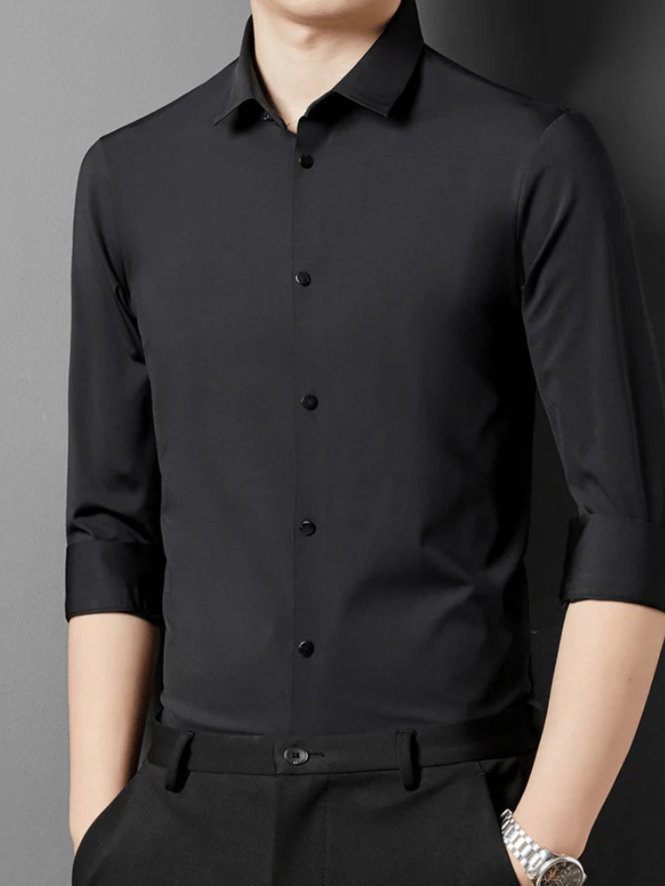 Herren bügelfreies Businesshemd für einen gepflegten Look ohne Bügelaufwand
