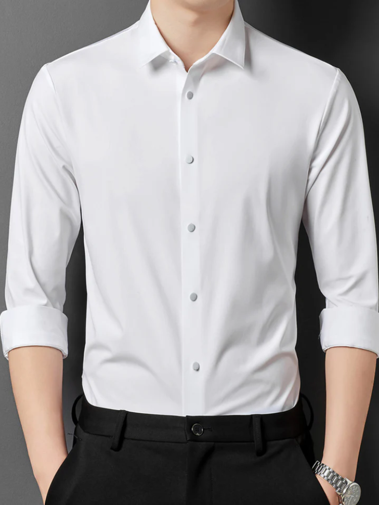Herren bügelfreies Businesshemd für einen gepflegten Look ohne Bügelaufwand