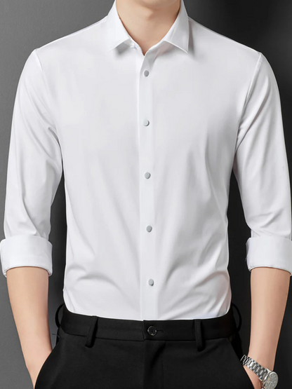 Herren bügelfreies Businesshemd für einen gepflegten Look ohne Bügelaufwand