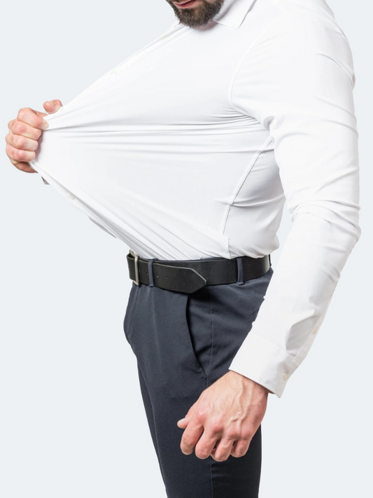 Herren bügelfreies Businesshemd für einen gepflegten Look ohne Bügelaufwand