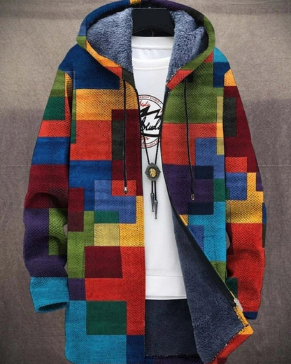 Herren bunter Kapuzenpullover mit modernem Design
