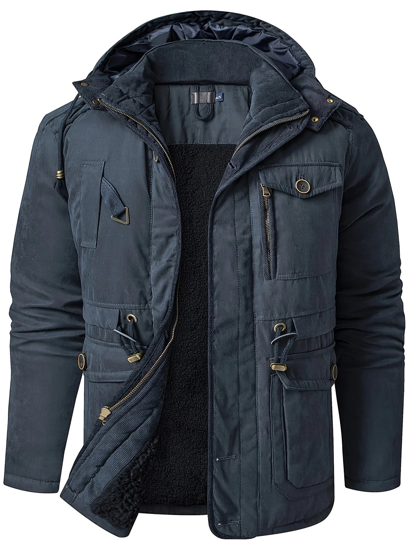 Herren dicke Outdoor-Winterjacke in modernem Design für kalte Tage und Outdoor-Aktivitäten

