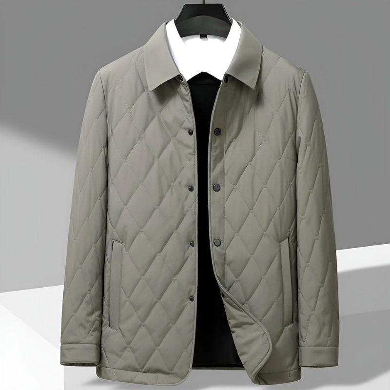 Herren elegante gesteppte Jacke in zeitlosem, edlem Design
