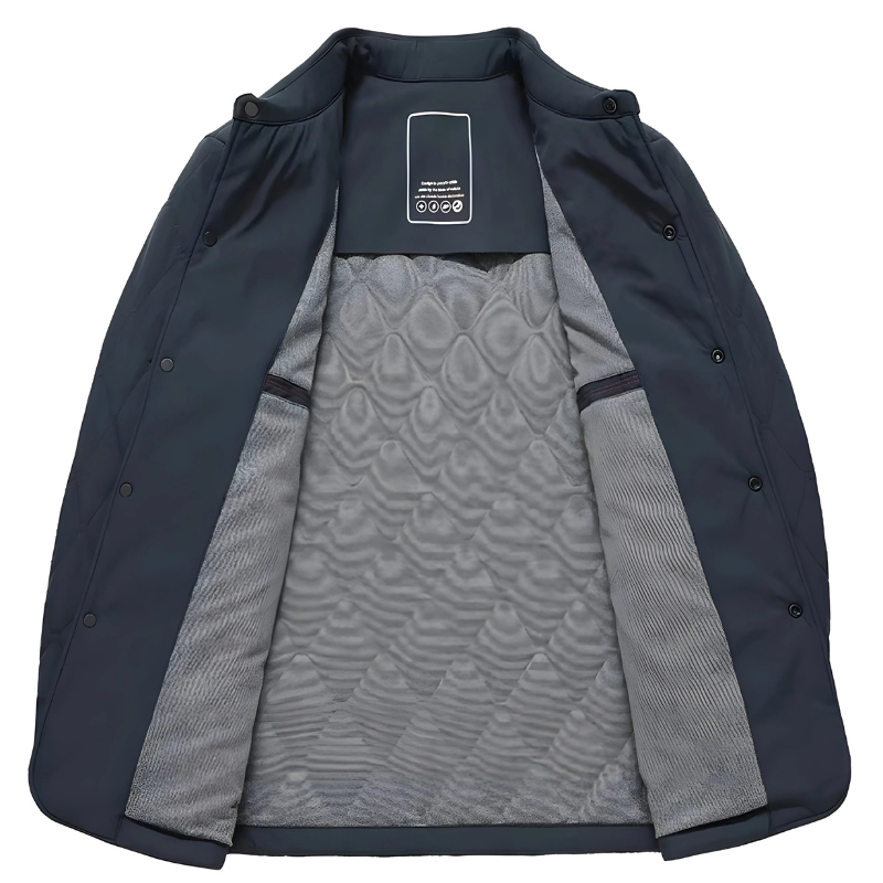 Herren elegante gesteppte Jacke in zeitlosem, edlem Design