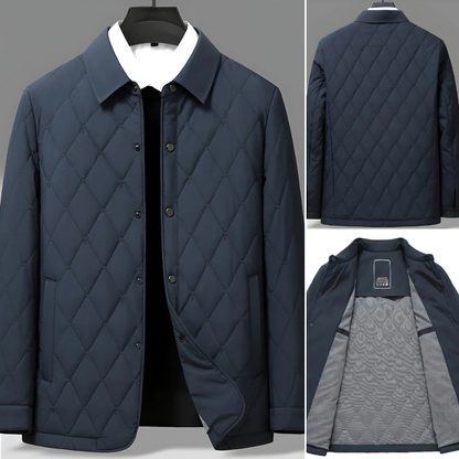 Herren elegante gesteppte Jacke in zeitlosem, edlem Design