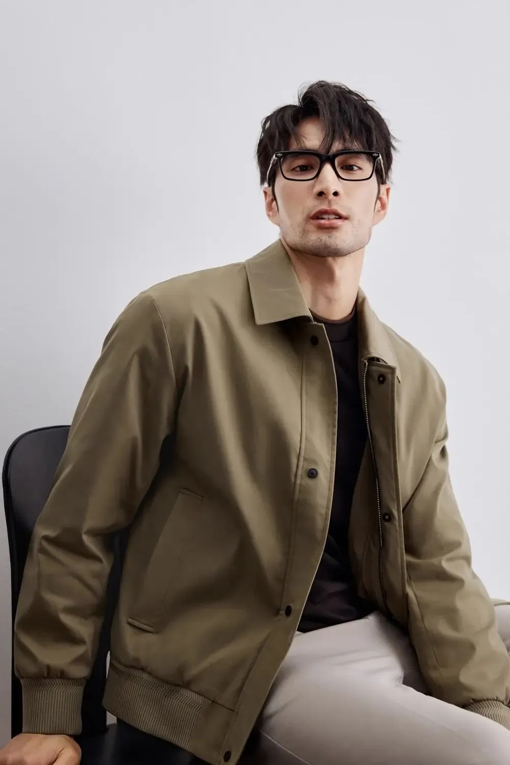 Herren elegante Herbstjacke in zeitlosem Design für kühle Tage