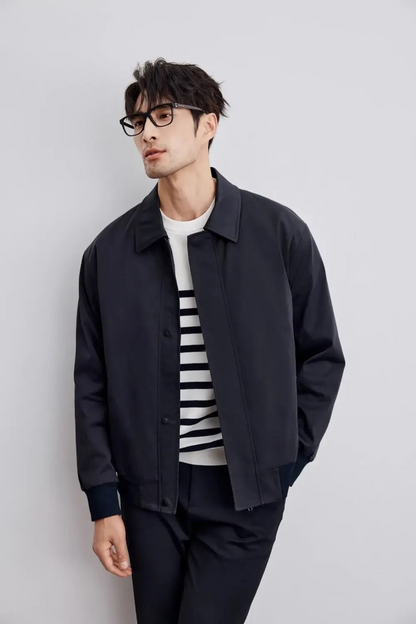 Herren elegante Herbstjacke in zeitlosem Design für kühle Tage