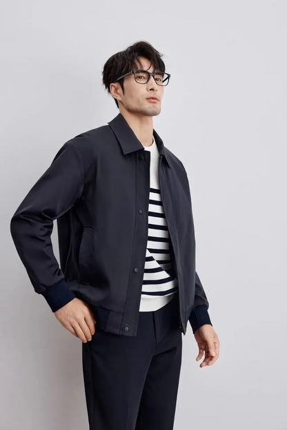Herren elegante Herbstjacke in zeitlosem Design für kühle Tage