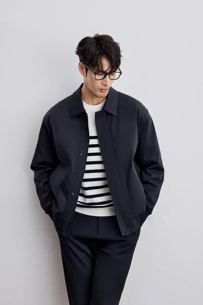 Herren elegante Herbstjacke in zeitlosem Design für kühle Tage
