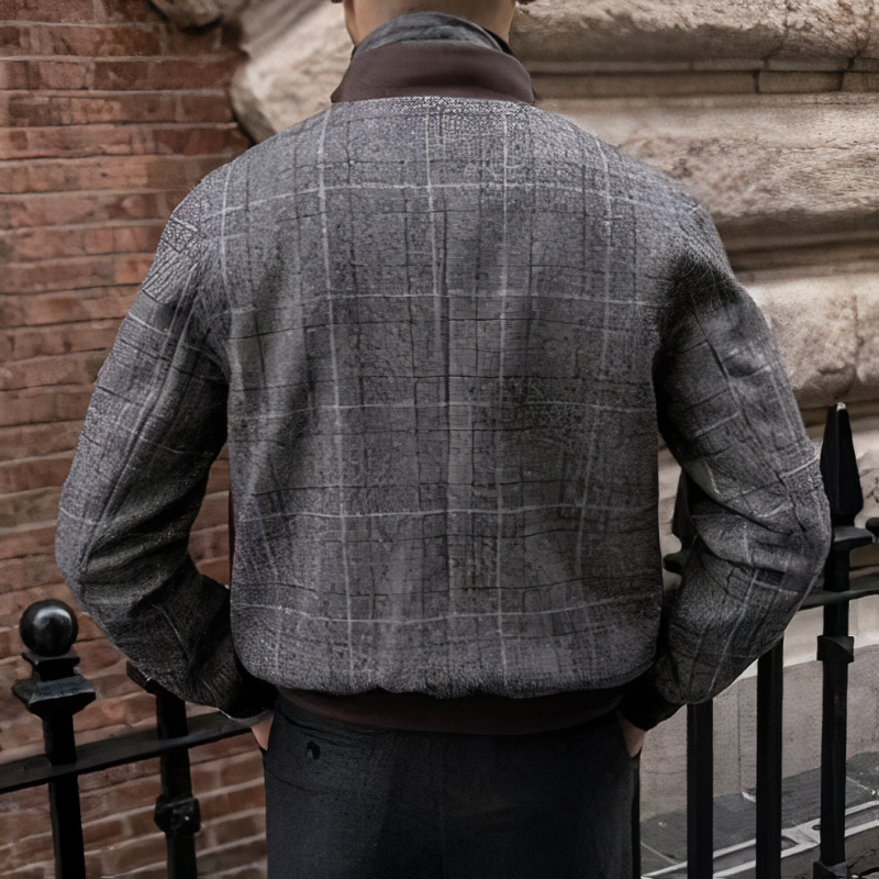 Herren elegante luxuriöse Vintage-Jacke mit klassischem Design für stilvolle und edle Outfits.