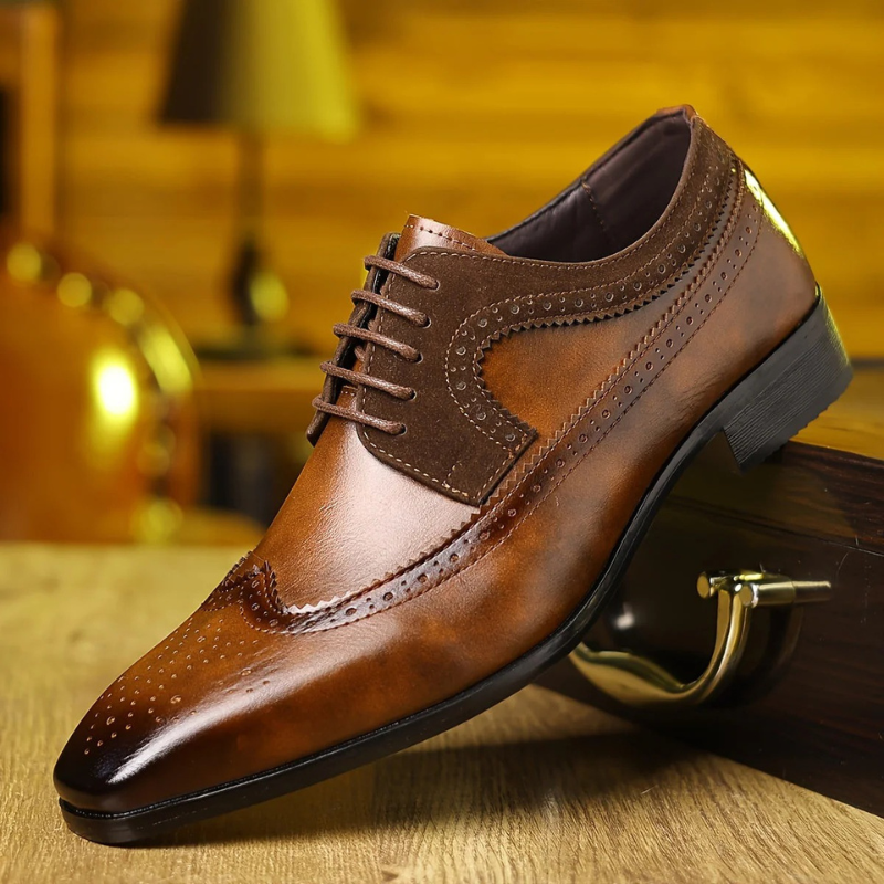 Herren elegante Oxford-Anzugschuhe mit klassischem Design für formelle Anlässe