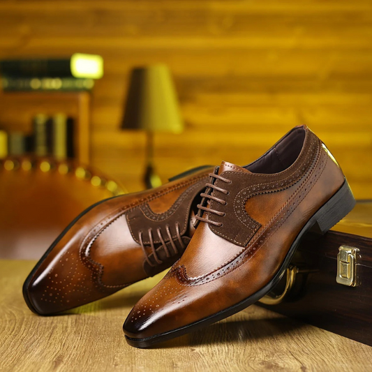 Herren elegante Oxford-Anzugschuhe mit klassischem Design für formelle Anlässe