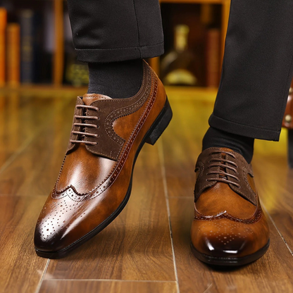 Herren elegante Oxford-Anzugschuhe mit klassischem Design für formelle Anlässe