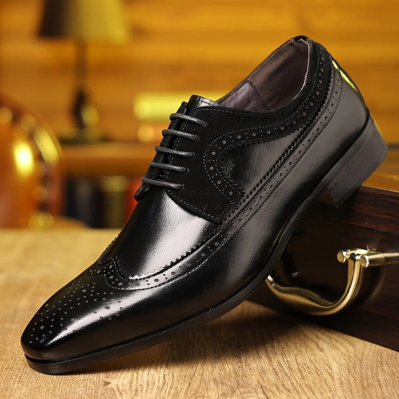Herren elegante Oxford-Anzugschuhe mit klassischem Design für formelle Anlässe