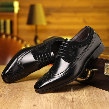 Herren elegante Oxford-Anzugschuhe mit klassischem Design für formelle Anlässe