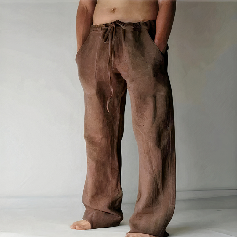 Herren elegante Strandhosen mit moderner Passform für den Sommer