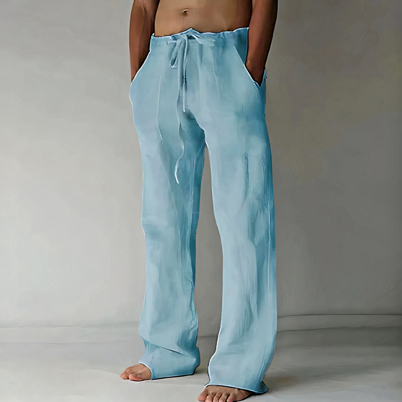 Herren elegante Strandhosen mit moderner Passform für den Sommer